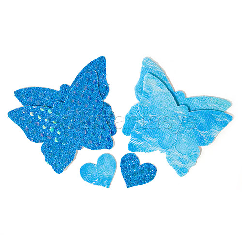 Product: Light blue butterfly pasties
