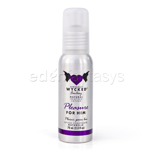 Product: Sensually wycked heating lotion for him