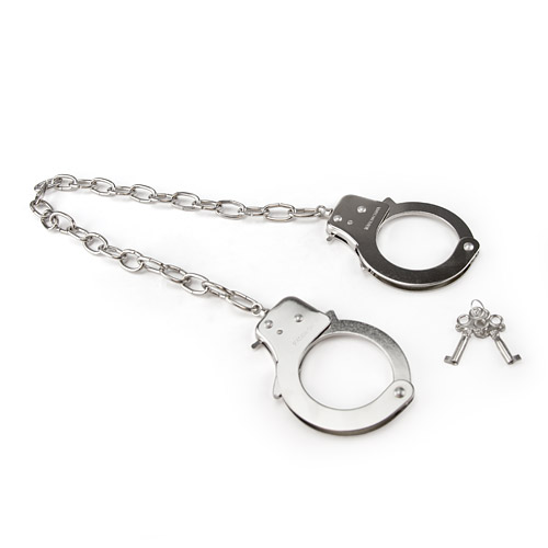 Product: Metal handcuffs with chain