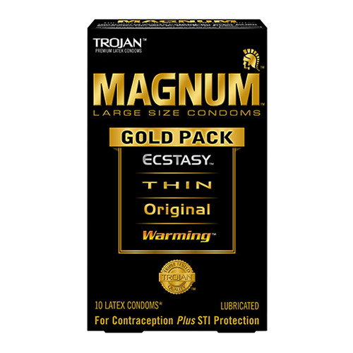 Product: Trojan magnum gold collection lubricated