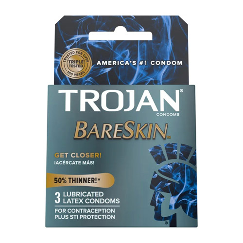 Product: Trojan sensitivity bareskin 3 pack
