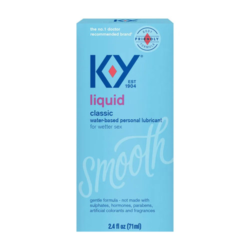 Product: K-Y liquid lubricant
