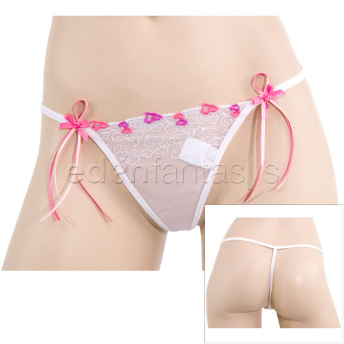 Product: Hearts and streamers g-string