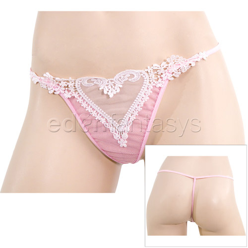 Product: Heart mesh g-string