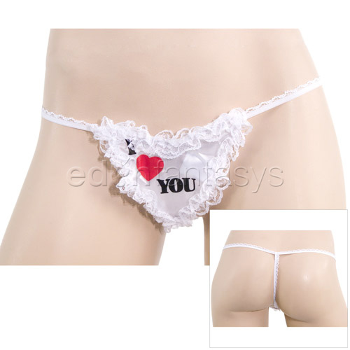 Product: I love you g-string