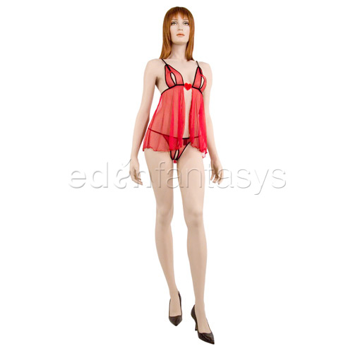 Product: Kiss of hearts babydoll and g-string