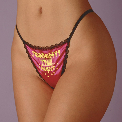 Product: Tonight is the night g-string