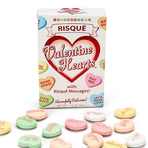 Product: Valentine risque candy hearts