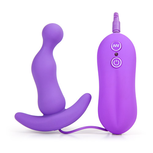 Product: Eden curve silicone vibrating anal plug