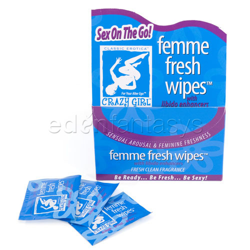 Product: Crazy girl fresh wipes