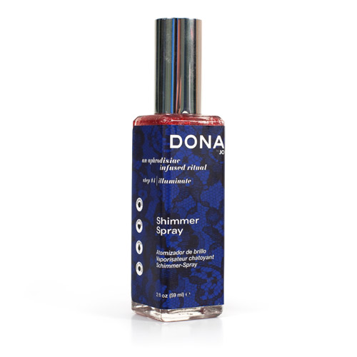 Product: Dona shimmer body spray