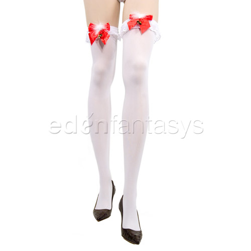 Product: White holiday stockings