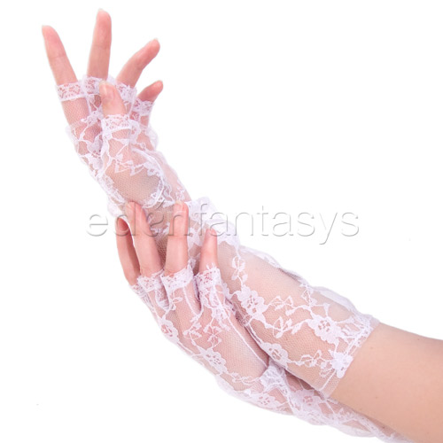 Product: Elbow length fingerless gloves