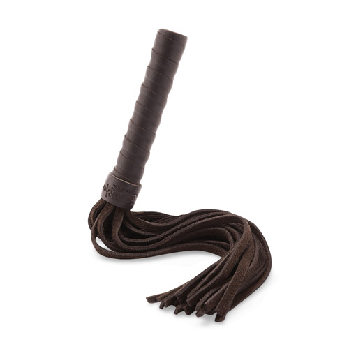 Product: Brown leather small flogger