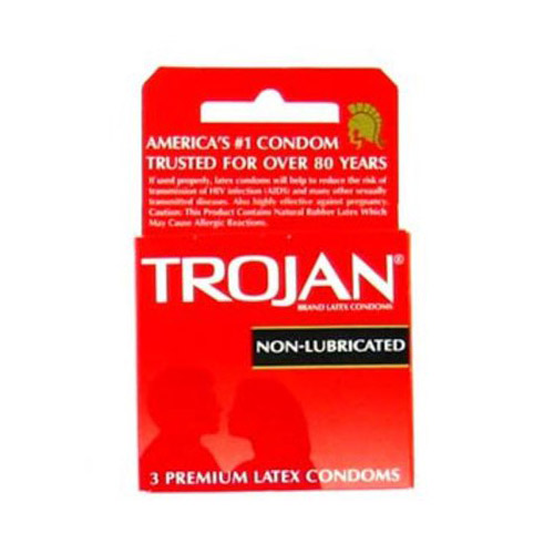 Product: Non-lubricated latex condoms