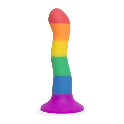 Product: Rainbow dildo with suction cup