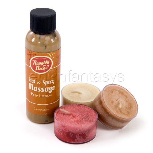 Product: Sensual hot massage kit