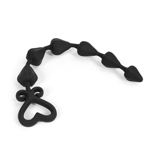 Product: Heart silicone anal beads