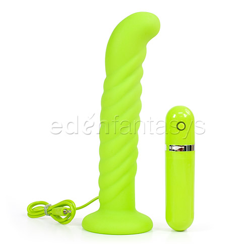 Product: 7" swirled vagina tickler