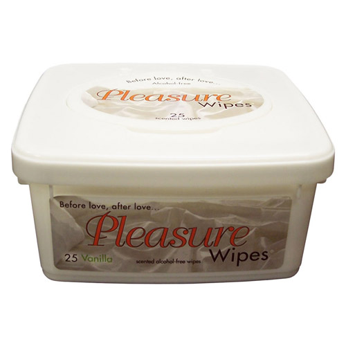 Product: Pleasure wipes tub