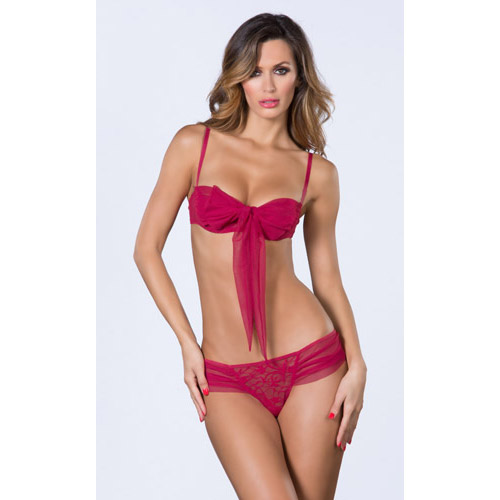 Product: Tres Sexy tie bra and g-string
