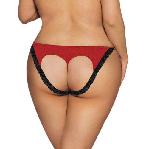 Product: Heart cut out back panty queen