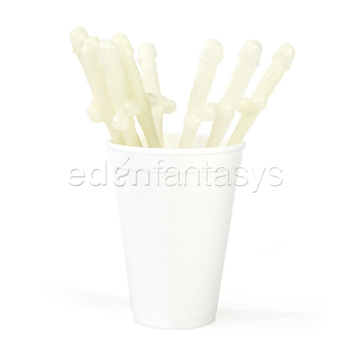 Product: Dicky sipping straws glow in the dark