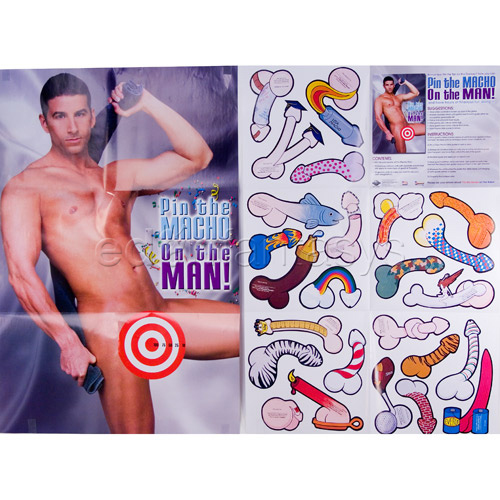 Product: Pin the macho on the man