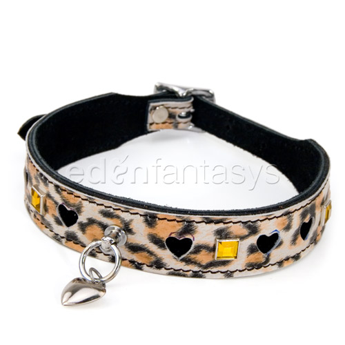 Product: Leopard bling collar