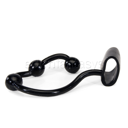 Product: Silicone cock ring with anal balls