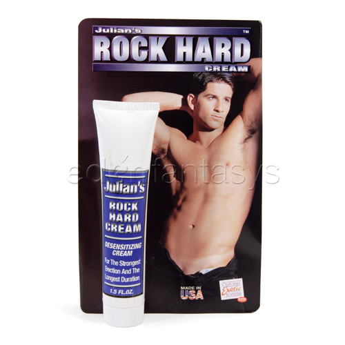 Product: Julian's rock hard cream