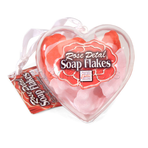 Product: Rose petal soap flakes