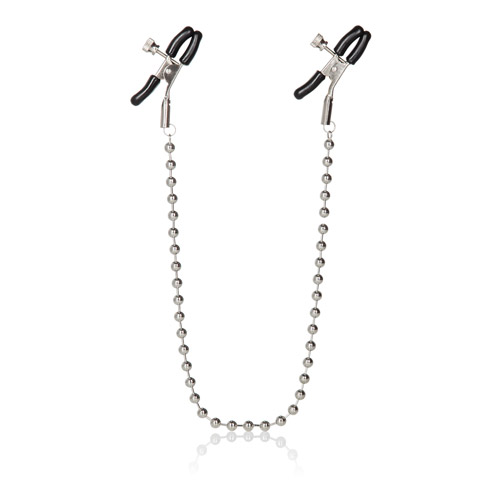 Product: Silver beaded nipple clamps