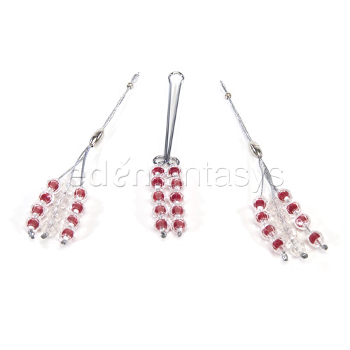 Product: Nipple and clitoral non-piercing body jewelry ruby