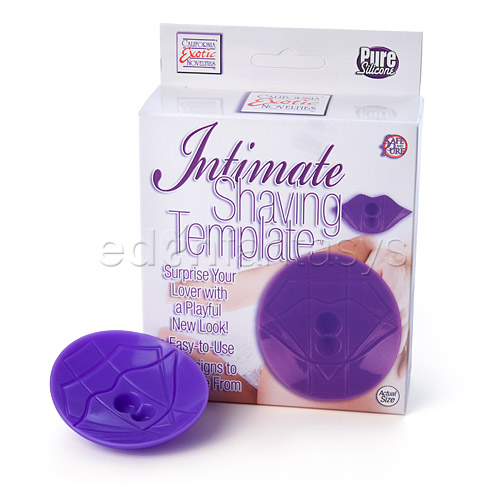 Product: Intimate shaving template purple