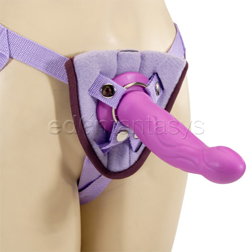 Product: Lover's super strap harness and silicone thruster