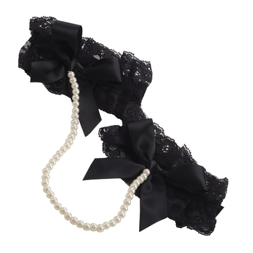 Product: Lacy pearl wrist cuffs