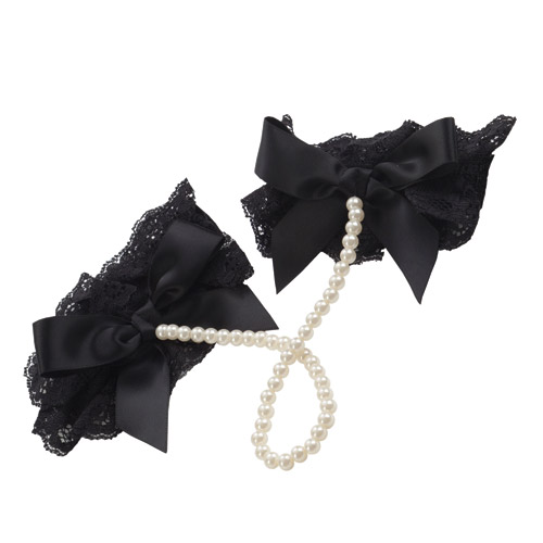 Product: Lacy pearl ankle cuffs