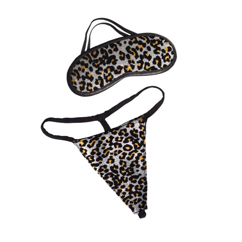 Product: extreme pure gold blindfold and g-string