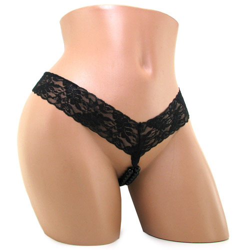 Product: Crotchless beaded lover’s thong