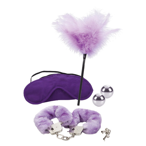 Product: Dr. Laura Berman's shades of purple playroom kit