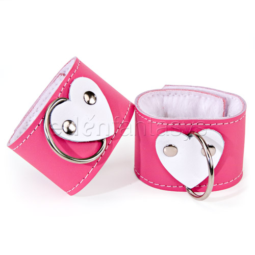 Product: Pink heart wrist restraints