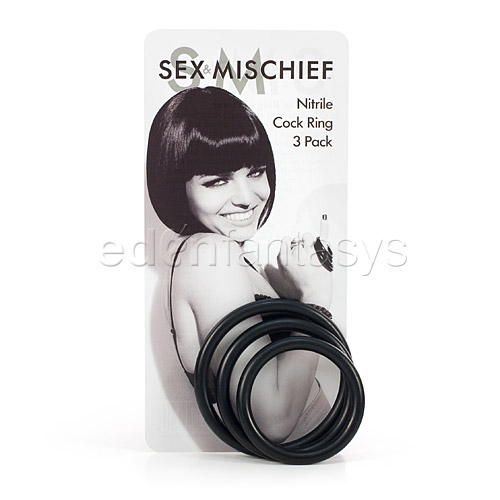 Product: Sex and Mischief nitrile cock rings