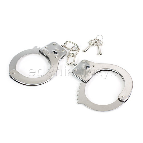 Product: Sex and Mischief metal handcuffs