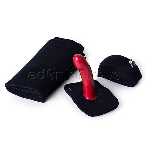 Product: 5-Piece vibrating position pillowcase with dildo set