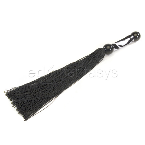 Product: Animal print handle rubber whip