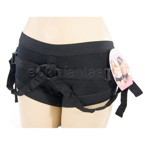 Product: Grrl shorts strap-on harness