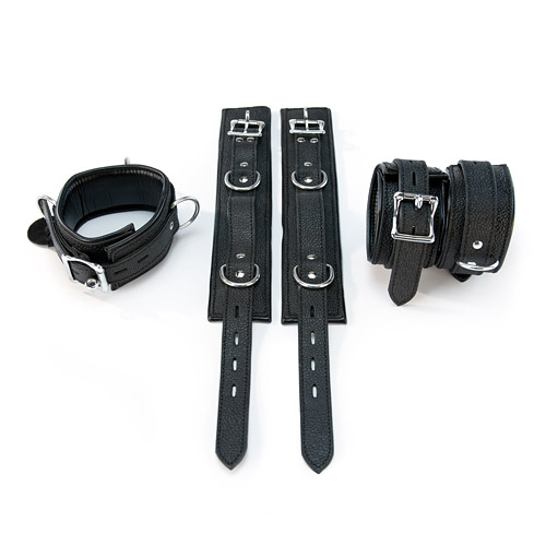 Product: Leather wrist and ankle cuffs kit