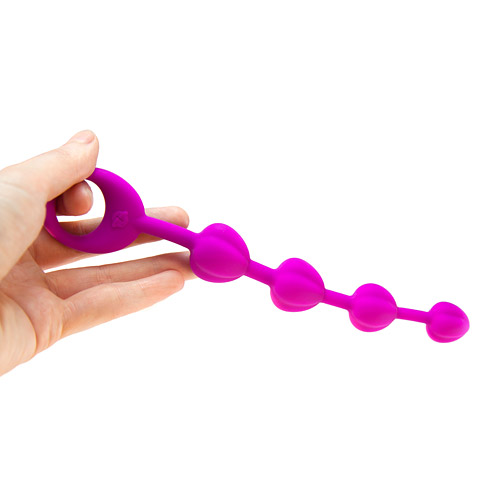 Sensuous silicone anal beads
