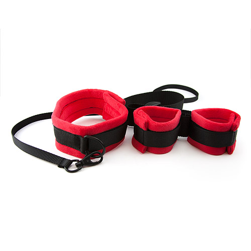 Soft touch neck to wrists restraint set